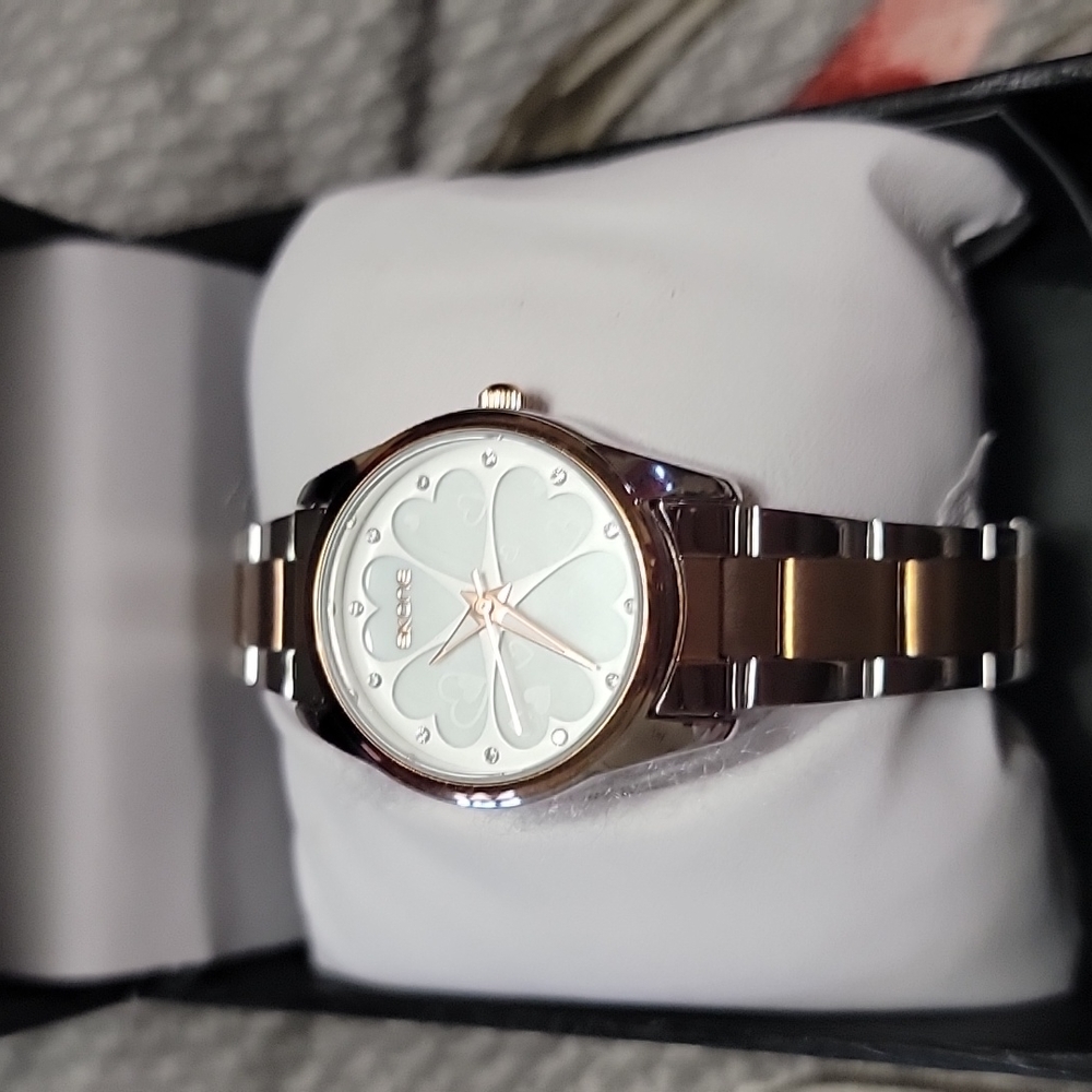 Skone two toned ladies watch